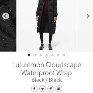 Lululemon cloudscape wrap waterproof